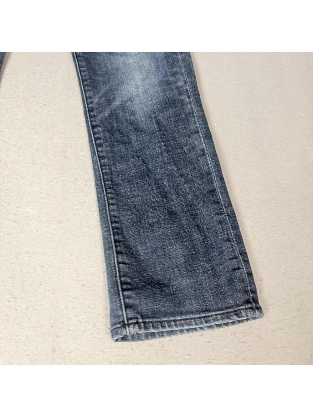 Lucky Brand Jeans Men’s 29/30 Blue Straight Fit Distressed Wash Denim‎ Pants - Picture 3 of 16